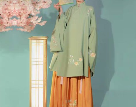 转卖仙楚姬原创汉服女【执念】袄裙刺绣立领褶...