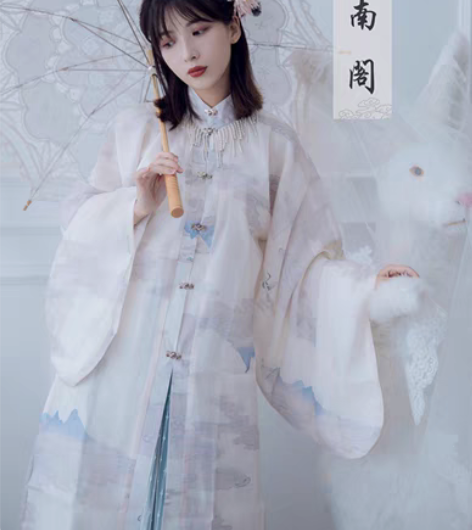 转卖|司南阁| 【千山黛】一套两件汉服女款...