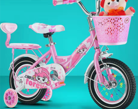 转卖永久儿童自行车女孩童车宝宝脚踏车2-3...