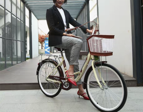 转卖自行车女轻便成年通勤淑女单车普通老式2...