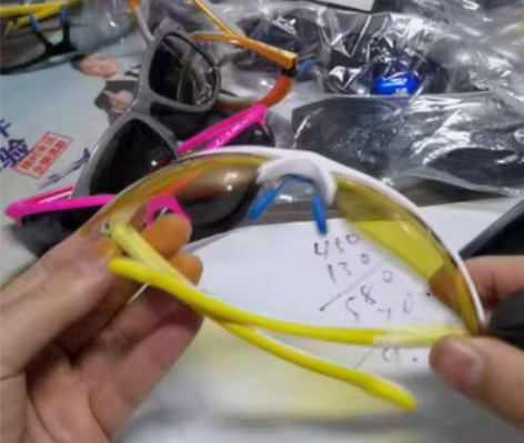 包邮夜视增光变色骑行跑步户外运动眼镜，看视...