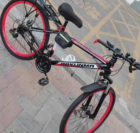 包邮【特价清仓】山地车学生越野车减震赛车通...