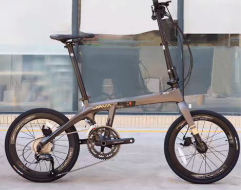 包邮JAVA折叠自行车碳纤维折叠车18变速...