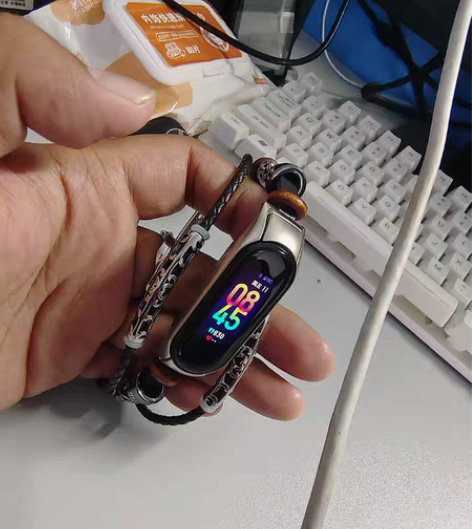 小米手环5，NFC版，平时戴着跑步，减肥差...