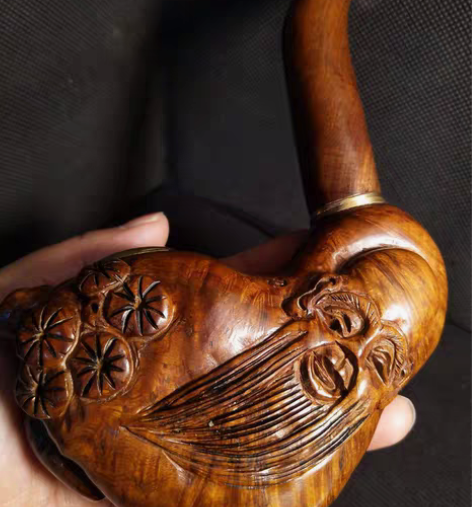 包邮麻梨疙瘩超大烟斗 18.5×5.0×7...