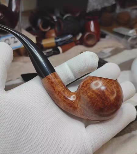 包邮全新欧洲石楠木烟斗苹果弯式烟斗 ，有着...