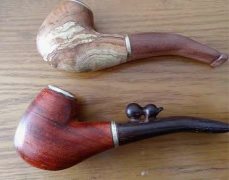 包邮自制红木烟斗 上面麻利疙瘩 搭配酸枝嘴...