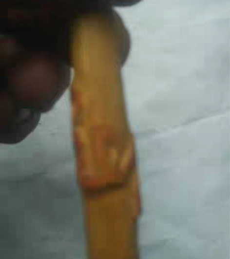 包邮手工雕刻黄杨烟嘴。草书龙字,百分百黄杨...