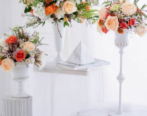 转卖欧式铁艺白擦金植物插花紫灰花盆金色高脚...