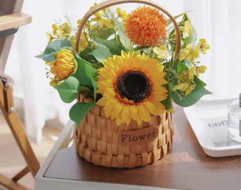 转卖RoomTour野餐拍照向日葵玫瑰花插...