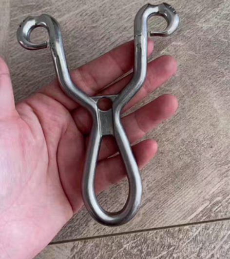 包邮白钢传统弹弓,尺寸弓高如图,砍价不出,...