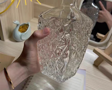 包邮【花店不开了】玻璃花瓶马德里花瓶摆件客...