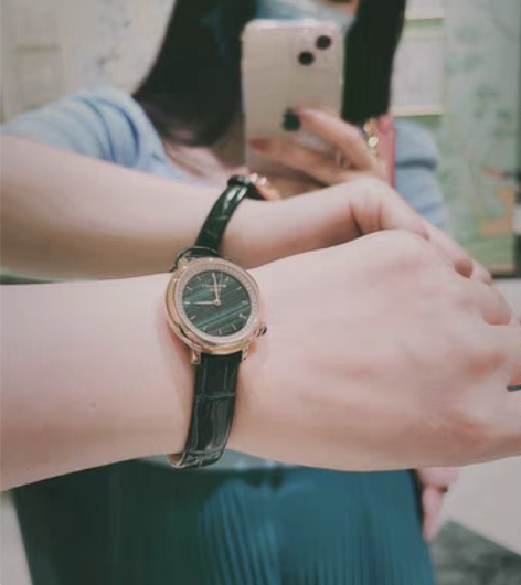 包邮lola rose 经典孔雀绿表 有手...