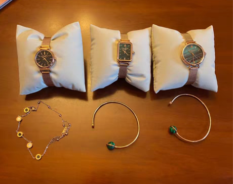 包邮全新LOLA ROSE手表手链绿色的3...