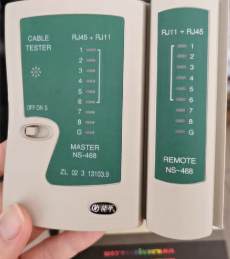 包邮电脑网络电缆测试仪，几乎全新 特价处理...