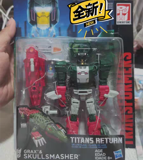 孩之宝3C变形金刚泰坦归来回归头领战士加强...