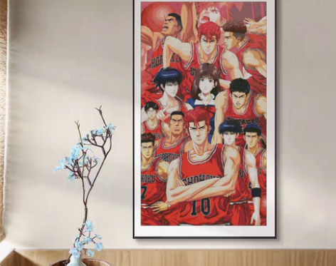 转卖灌篮高手十字绣2021新款自己绣手工客...