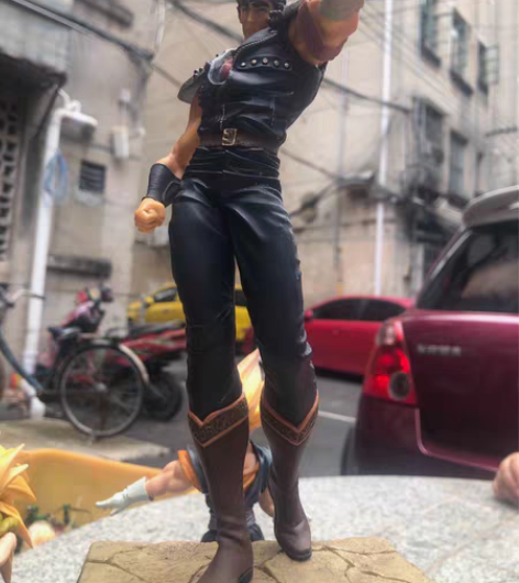 正版北斗神拳   健四郎  手办一直放乐扣...