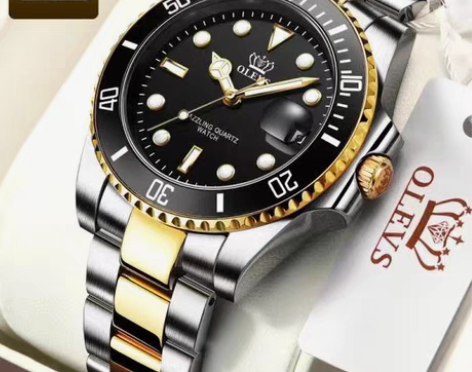 包邮欧利时品牌手表绿水鬼石英，清仓亏本处理...