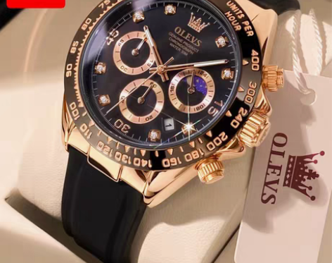 包邮欧利时品牌手表硅胶带个性潮酷夜光视窗多...