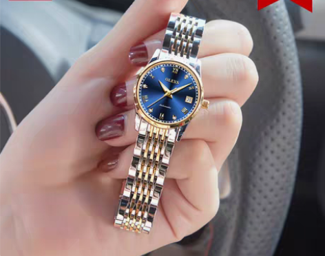 转卖女士手表机械表全自动防水简约气质石英女...