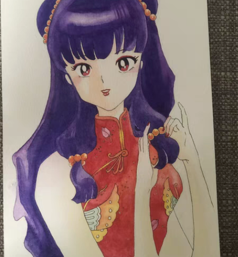 珊璞～乱马里面很喜欢的角色。代画各种动漫，...