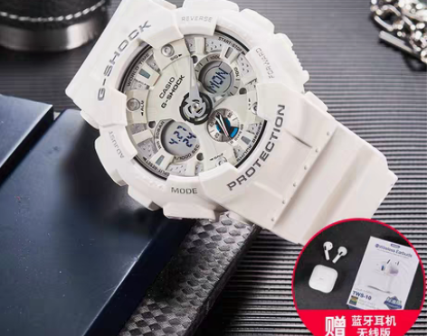 转卖卡西欧手表男g-shock白色限量版 ...