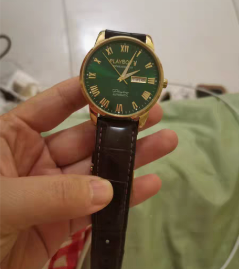 包邮花花公子(PLAYBOY)手表男士机械...