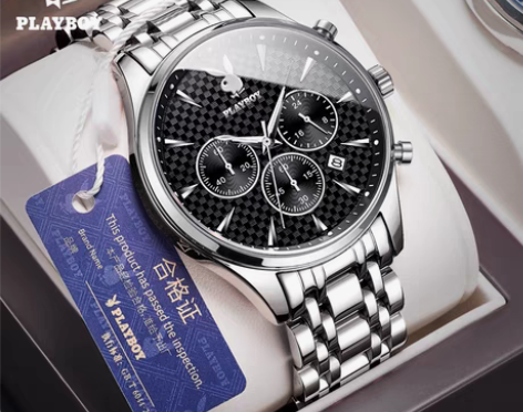 转卖2022新款瑞士手表男品牌多功能防水学...