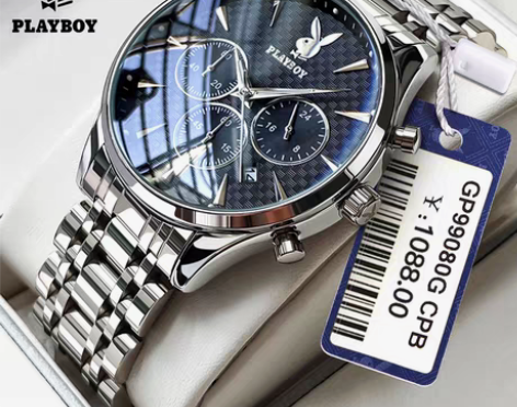 转卖正品十大花花公子男士手表男学生潮流运动...