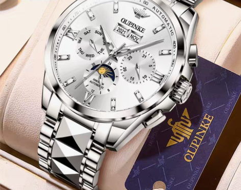 转卖【春节不打烊】瑞士欧品客品牌男表男士手...