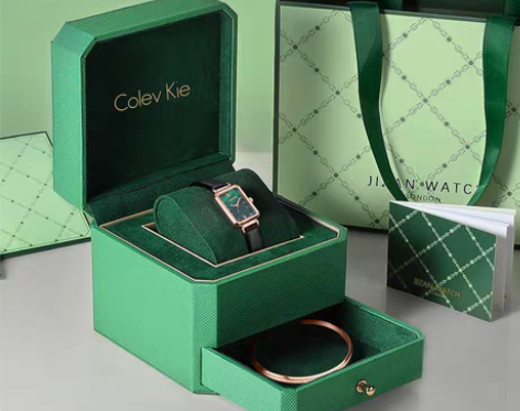 转卖【风尚价】迪丽热巴小绿表轻奢手表女款i...