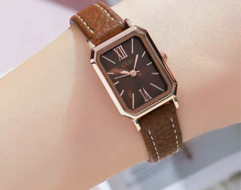 包邮歌迪新款手表女士简约小众设计轻奢气质小...