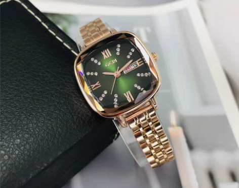 转卖手表女士小表盘钢带简约气质精致时尚日历...