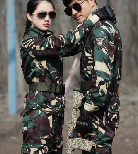 包邮盾郎夏季正版迷彩服套装男女工作服军迷猎...