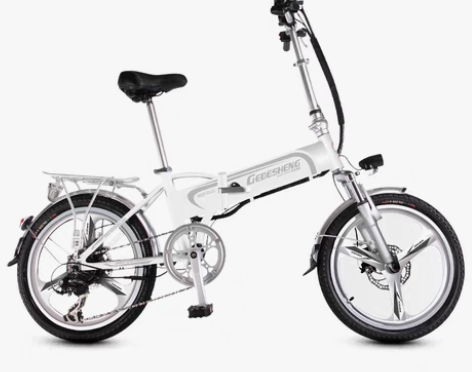 转卖正步折叠电动自行车锂电池助力迷你成人电...
