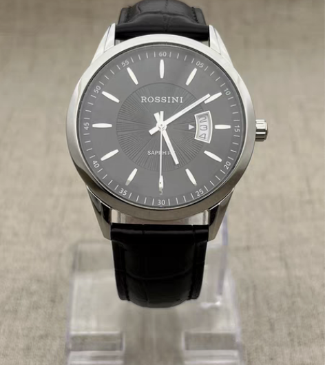 包邮ROSSINI罗西尼男士石英表简约休闲...
