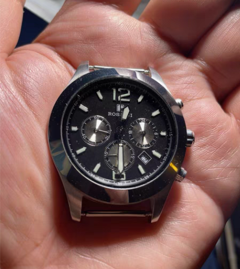 包邮罗西尼5429型飞返计时腕表.蓝宝石表...