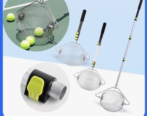 包邮网球捡球器拾球器收球器滚动捡球神器可伸...