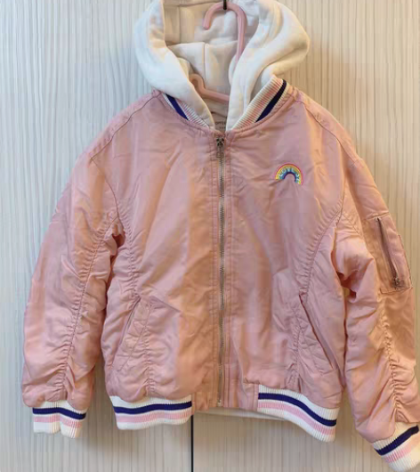 包邮topfeeling女童棉服外套棒球夹...