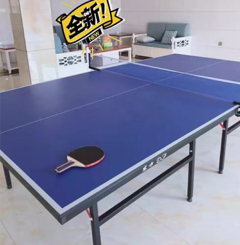包邮全新室内家用可折叠式乒乓球桌标准可移动...
