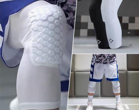 转卖两只装准者篮球蜂窝防撞运动护膝男专业护...