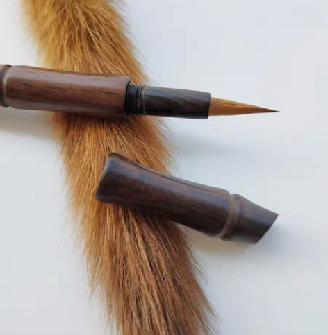 包邮#陆文房四宝#纯狼小楷毛笔 纯狼尾~小...