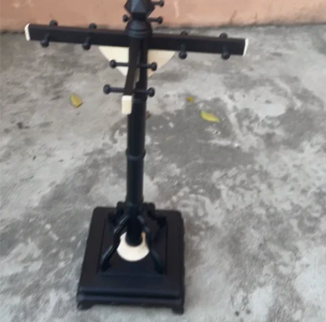 包邮紫光檀毛笔架 吊玉架.装饰摆件架.竹节...