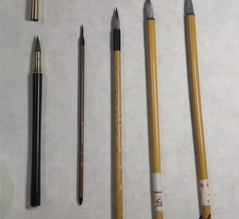 包邮出五只毛笔 青戈便携纯羊毫：小楷笔，适...