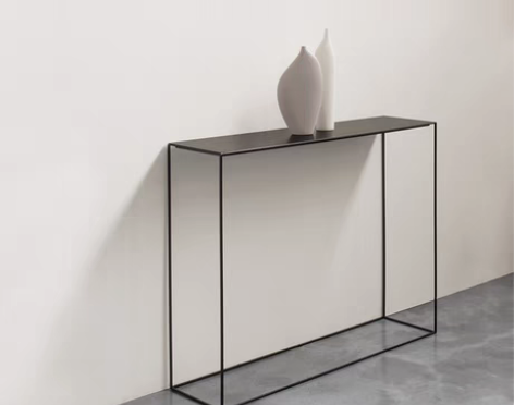 转卖北欧铁艺玄关桌墙边窄桌简约现代装饰条桌...