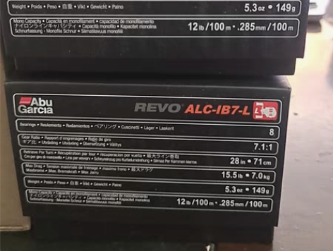 包邮阿布REVO ALC-IB7水滴轮远投...