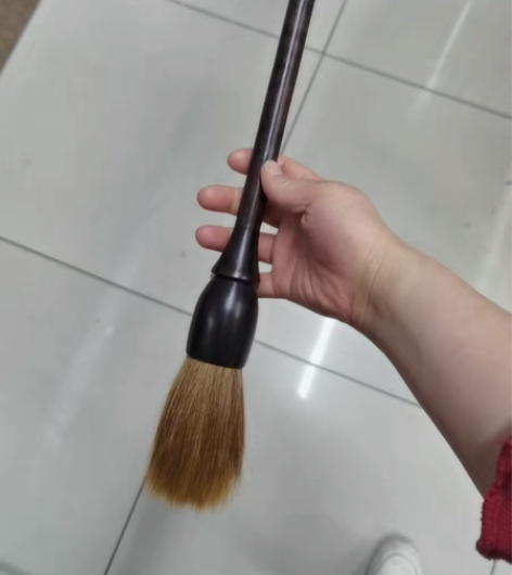 包邮撤店清货黑檀木笔杆 大抓笔 特别好的马...