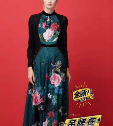 古色SUSSI女装连衣裙。160码。经典爆...