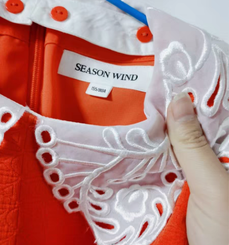 包邮99成新！商场专柜购买！品牌连衣裙！只...